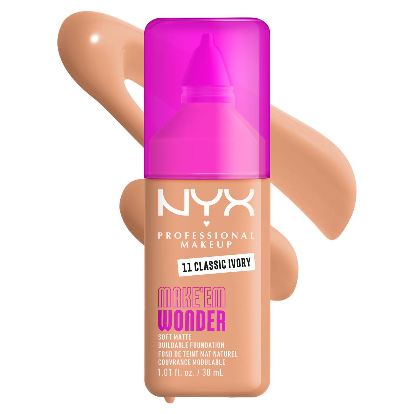 Nyx - Make 'Em Wonder Soft Matte Buildable Foundation - 30ml