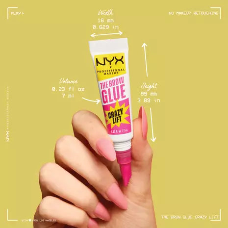NYX Professional Makeup The Brow Glue Crazy Lift 7ml
