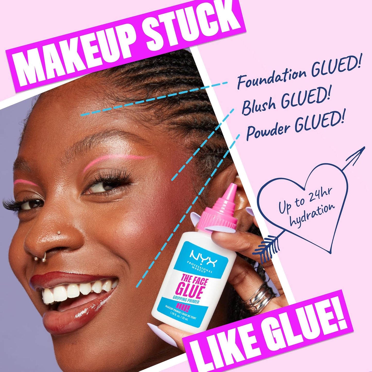 NYX Professional Makeup The Face Glue Gripping Primer 35ml