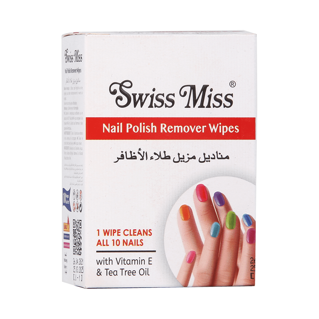 Swiss Miss - Nail Polish Remover Wipes 10Pcs