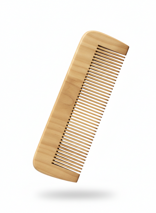 B&B Derma - Natural Wood Hair Comb