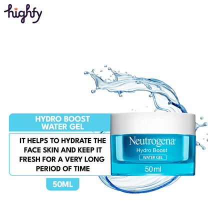 Bundle - Neutrogena Facial Wash Oil Balancing With Lime & Aloe Vera Pump 200Ml + Neutrogena - Hydro Boost Water Gel 50 Ml