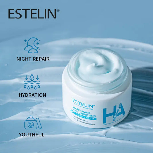 Estelin - Water Bank Hyaluronic Acid Night Cream 50g
