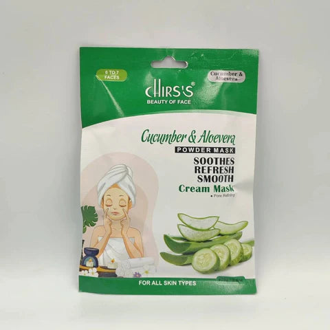 Chirs's Beauty Of Face Cucumber & Aloe Vera Powder Mask 75G