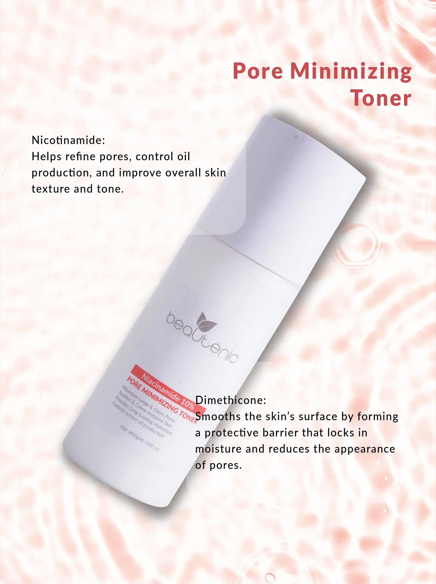 Beautenic - Niacinmaide Pore Minizming Toner