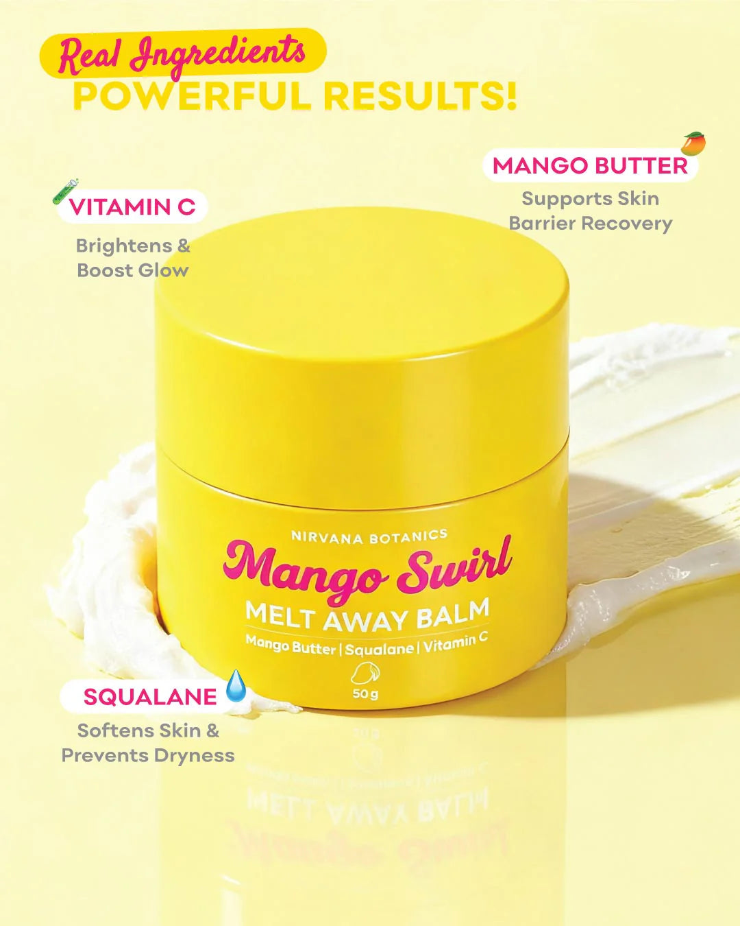 Nirvana Botanics - Mango Swirl Melt Away Cleansing Balm