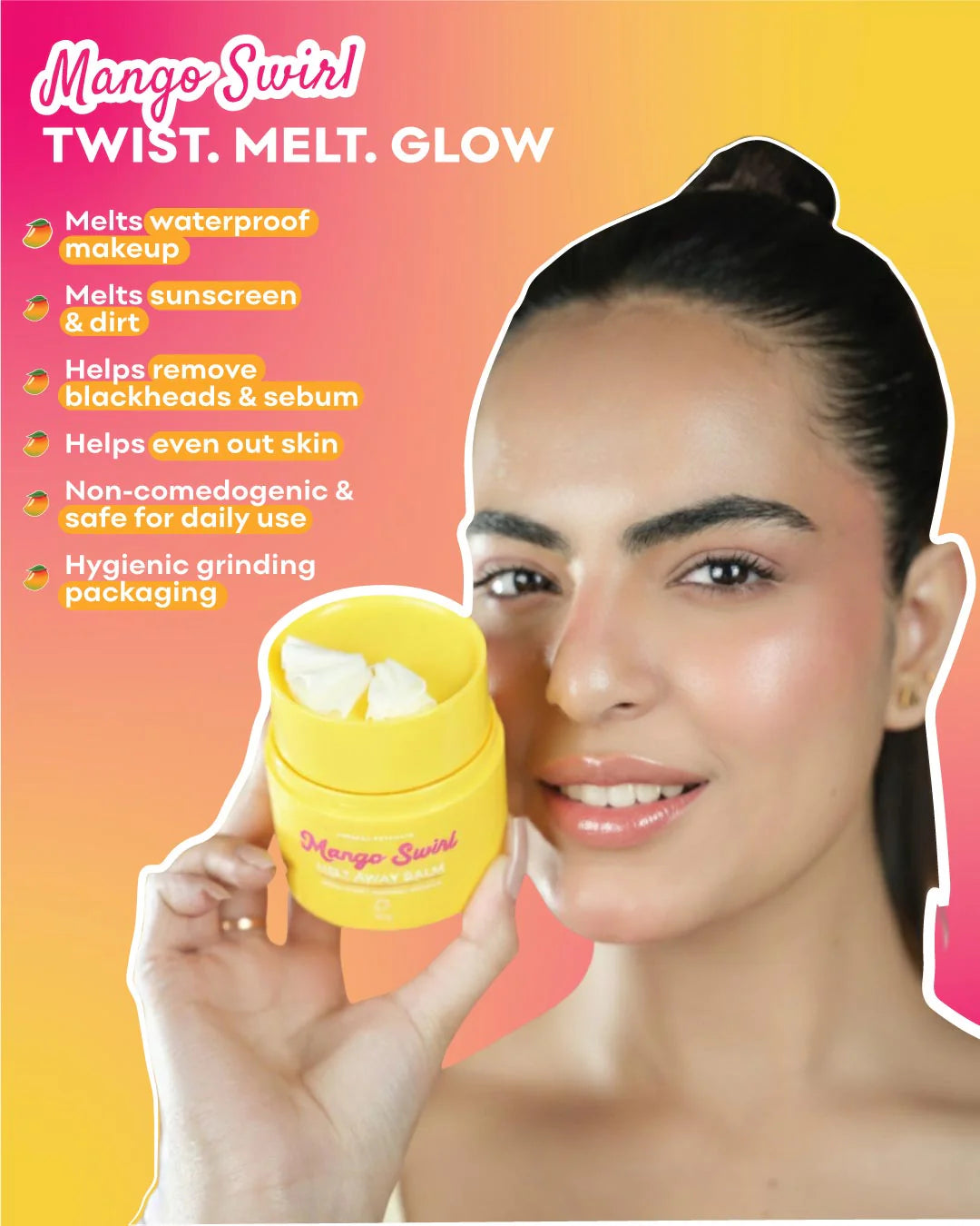 Nirvana Botanics - Mango Swirl Melt Away Cleansing Balm