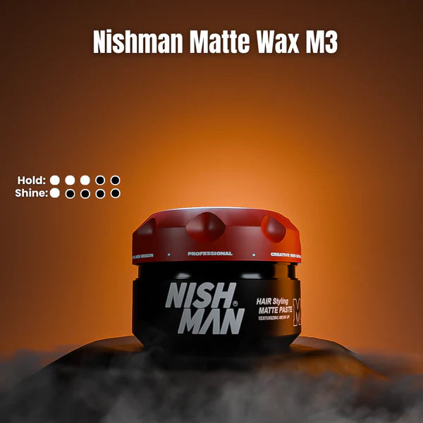 Nishman - Matte Hair Styling Clay - 100Ml - Matte Wax M3