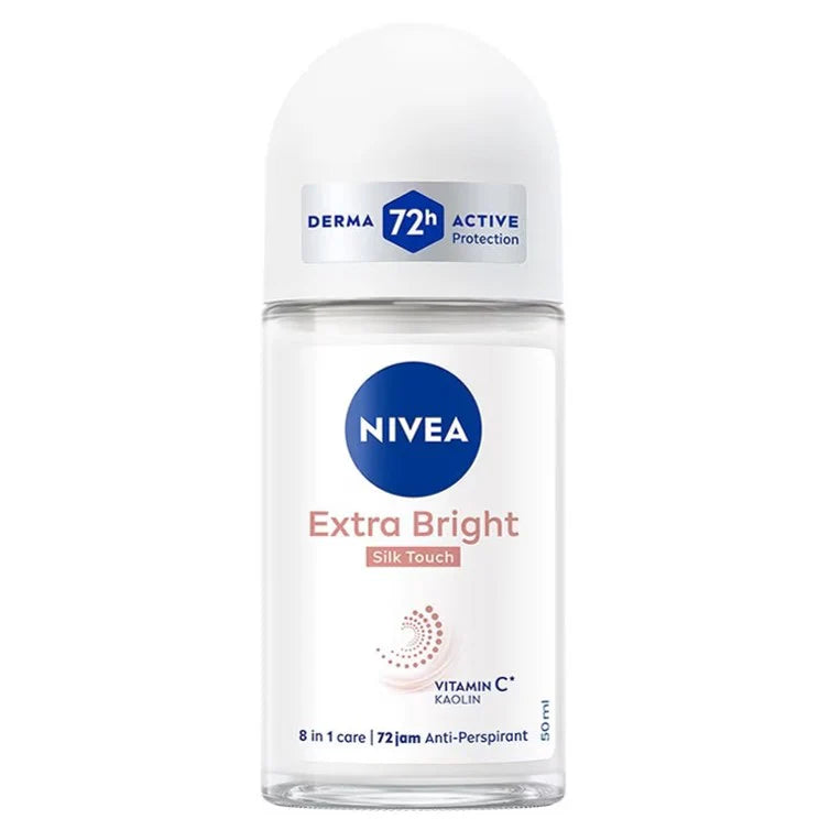 Nivea - Deodorant Roll On Women Extra Bright Silk Touch