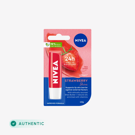 Nivea Lips Balm Strawberry Shine 4.8G