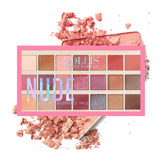Lollis - Nude Eyes & Cheeks Blush Palette