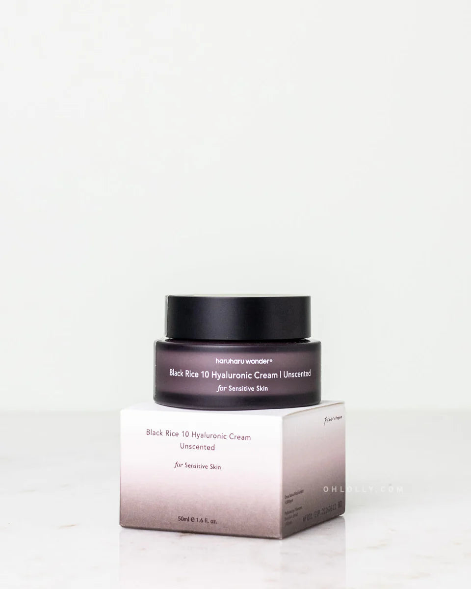 HaruHaru - Black Rice 10 Hyaluronic Cream 50ml (Unscented)
