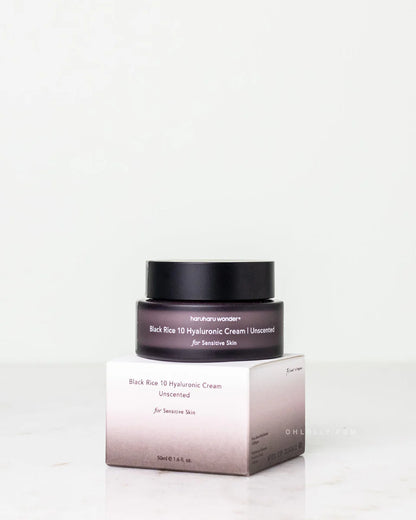 HaruHaru - Black Rice 10 Hyaluronic Cream 50ml (Unscented)