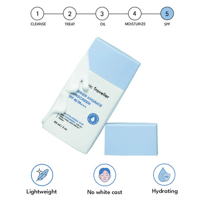 Organic Traveller - Barrier Hydrate Sunscreen