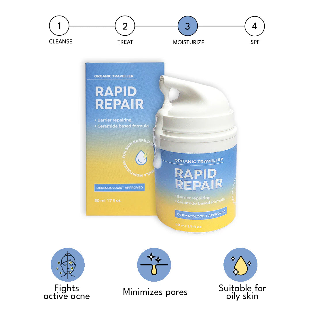 Organic Traveller - Rapid Repair: Skin Repairing Moisturiser