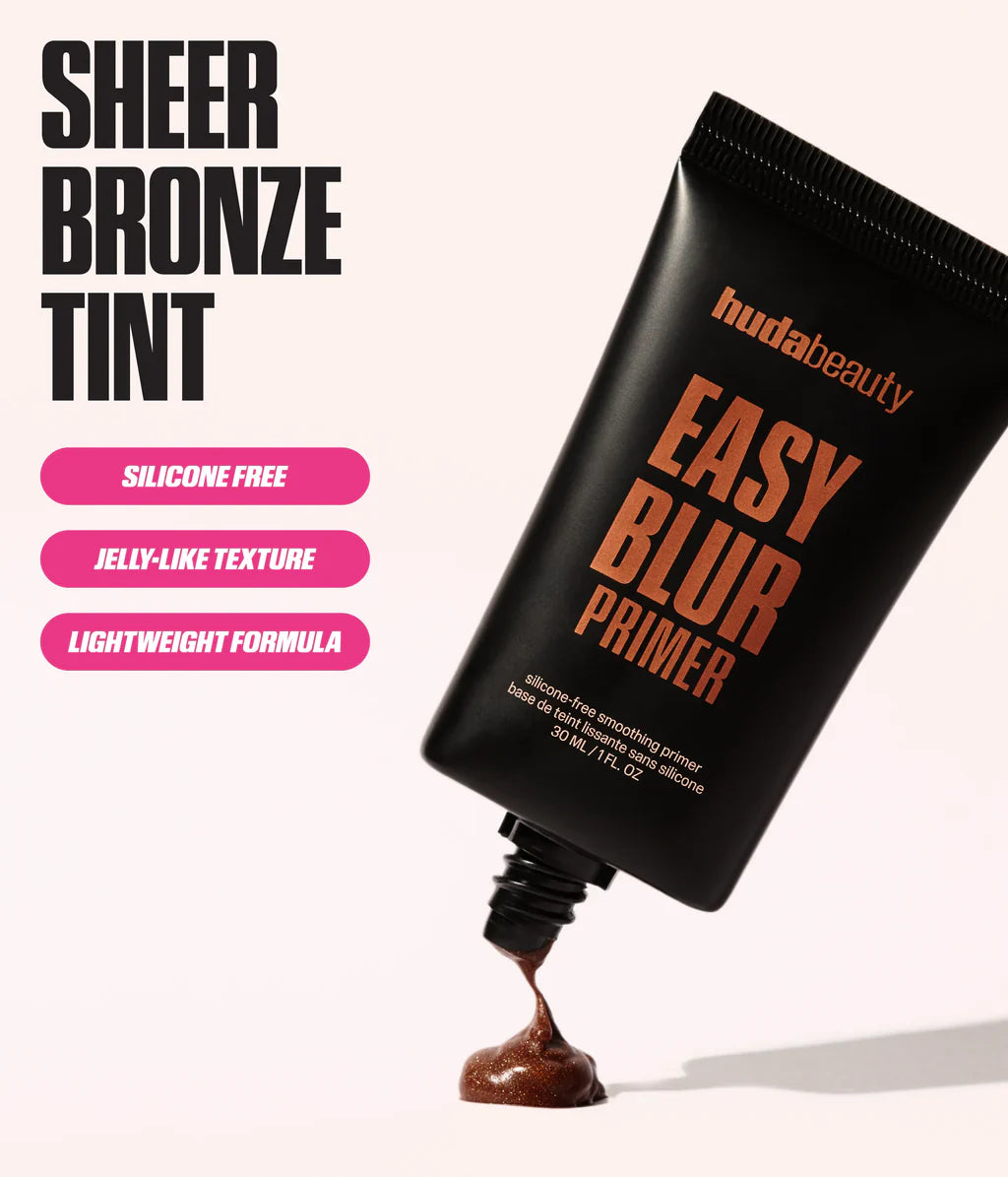 Huda Beauty - Easy Blur Silicone Free Smoothing Primer Bronze Fudge - 30ML