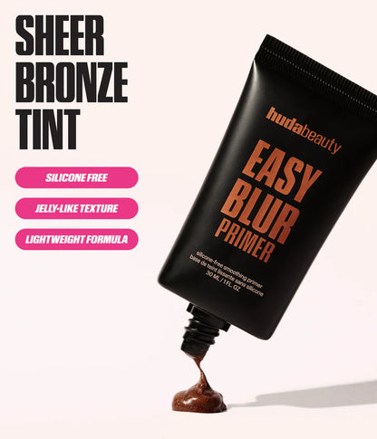 Huda Beauty - Easy Blur Silicone Free Smoothing Primer Bronze Fudge - 30ML