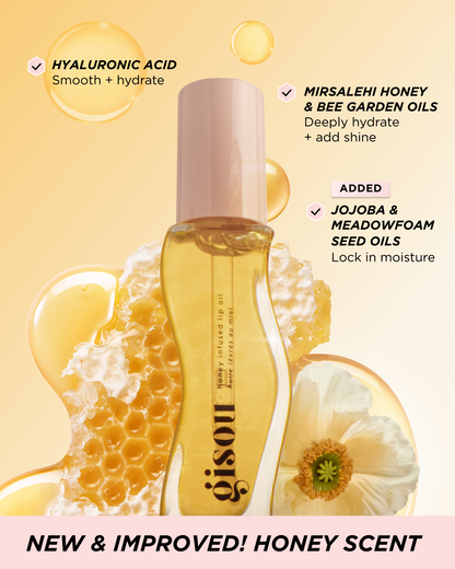 Gisou - Honey Infused Hydrating Lip Oil - 8 Ml