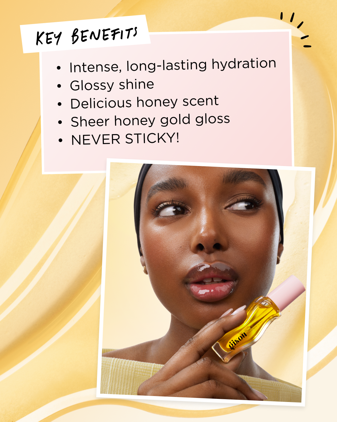 Gisou - Honey Infused Hydrating Lip Oil - 8 Ml