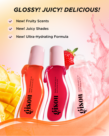 Gisou - Honey Infused Hydrating Lip Oil - 8 Ml