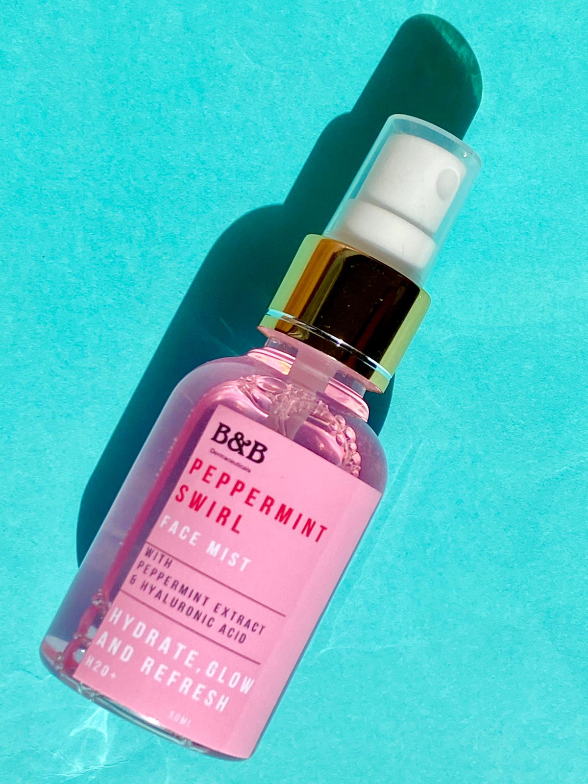B&B Derma - Peppermint Swirl - Peppermint Swirl Face Mist  On The Go 50 Ml
