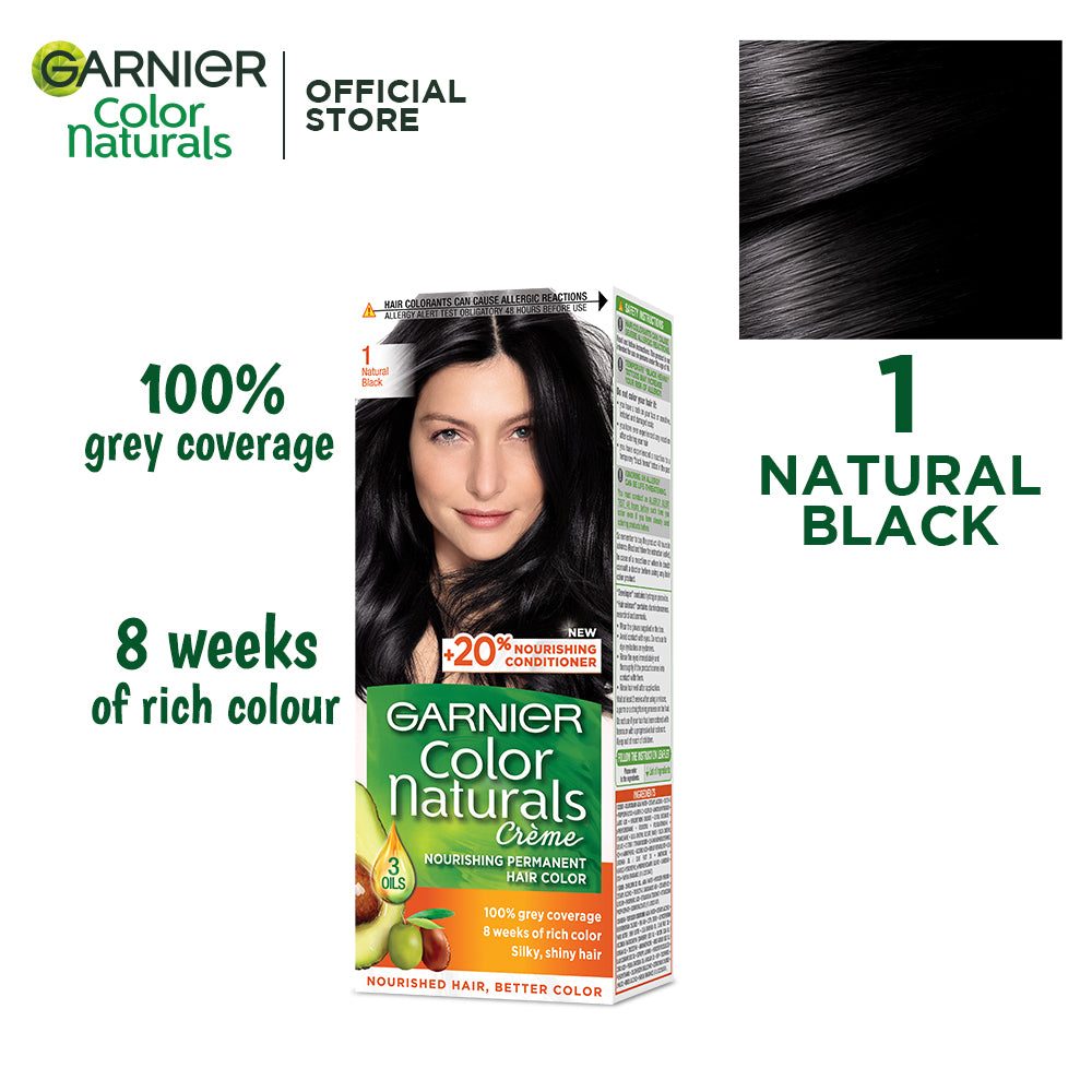 Garnier - Color Naturals Hair Colors - 1 Natural Black