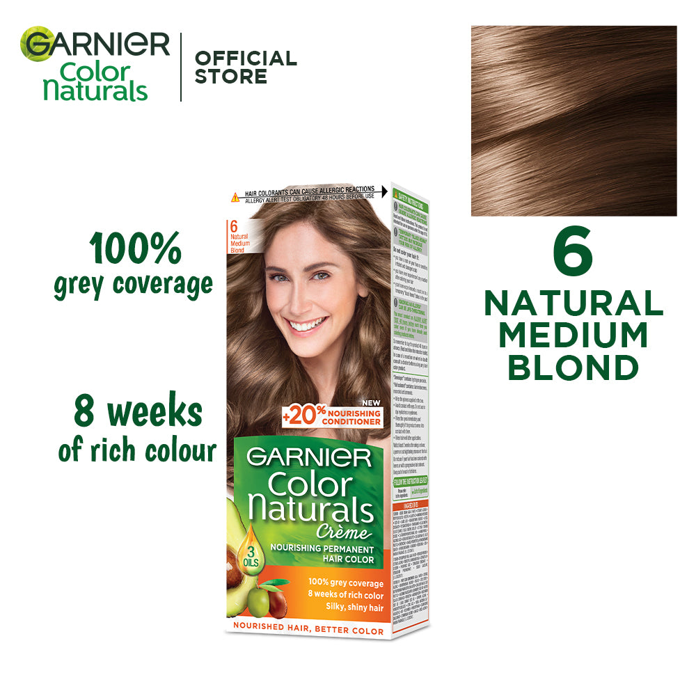 Garnier - Color Naturals Hair Colors - 6 Natural Medium Blonde