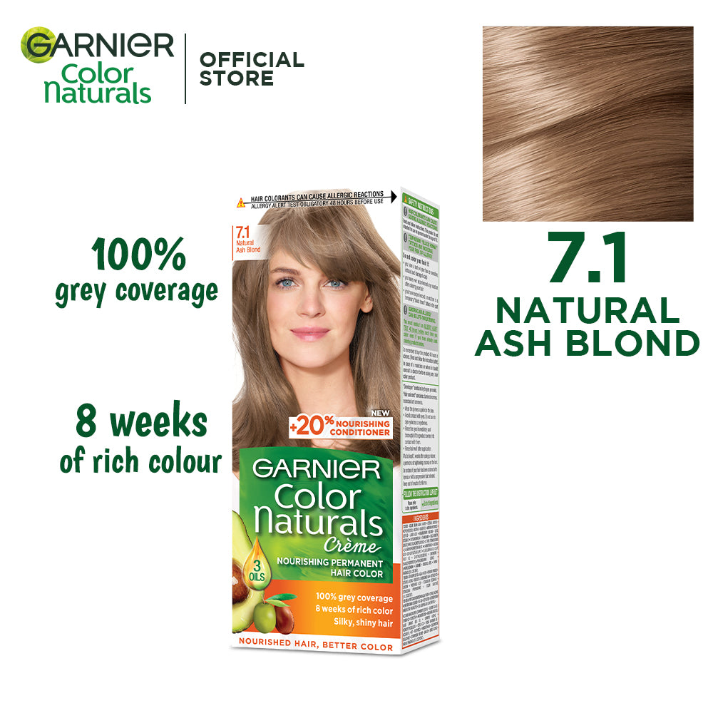 Garnier - Color Naturals Hair Colors - 7.1 Natural Ash Blonde