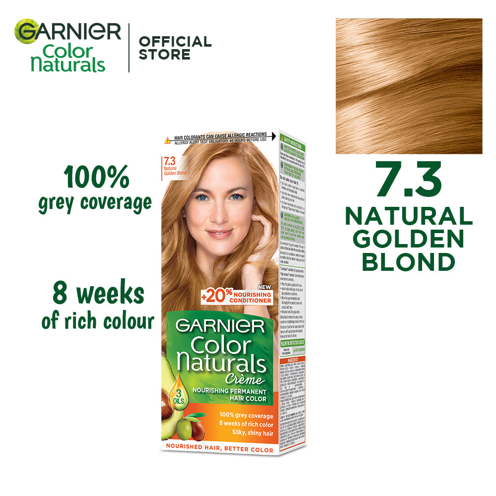 Garnier - Color Naturals Hair Colors - 7.3 Natural Golden Blonde