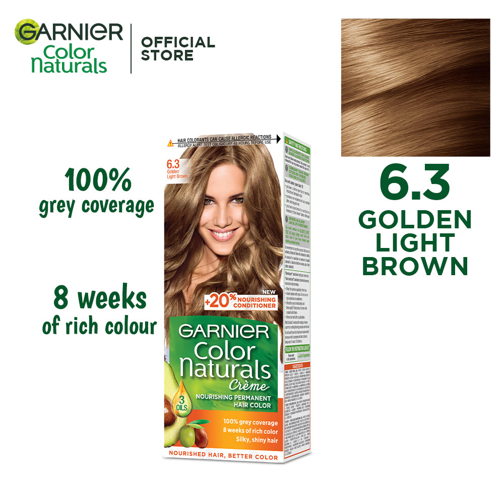 Garnier - Color Naturals Hair Colors - 6.3 Golden Light Brown