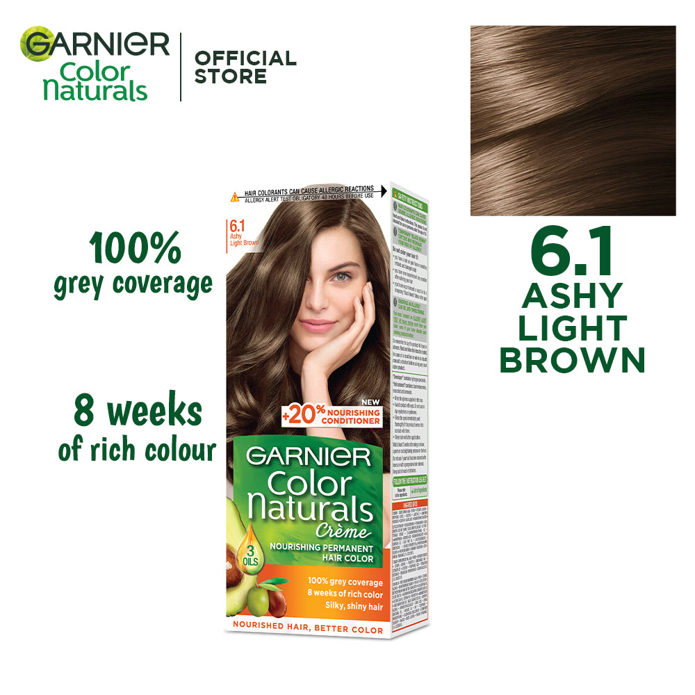 Garnier - Color Naturals Hair Colors - 6.1 Ashy Light Brown