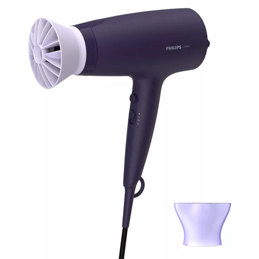 Philips - Hair Dryer 3000 Series with the ThermoProtect attachment BHD340/13