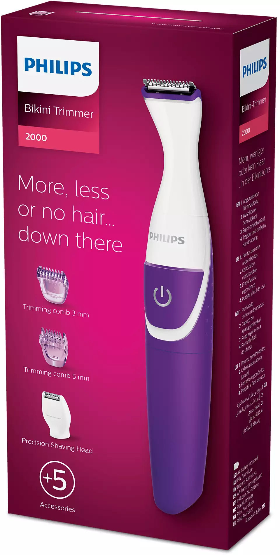 Philips BikiniGenieTrimmer with Wet Dry use BRT383/15