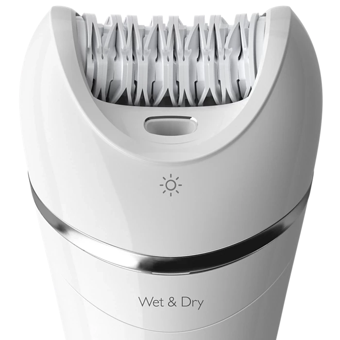 Philips - Epilator Series 8000 Wet & Dry epilator BRE710/01