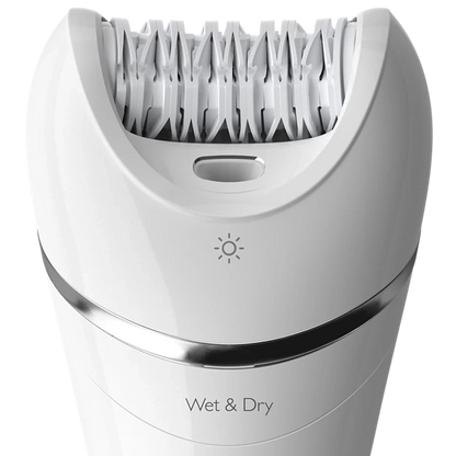 Philips - Epilator Series 8000 Wet & Dry epilator BRE710/01