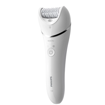 Philips - Epilator Series 8000 Wet & Dry epilator BRE710/01