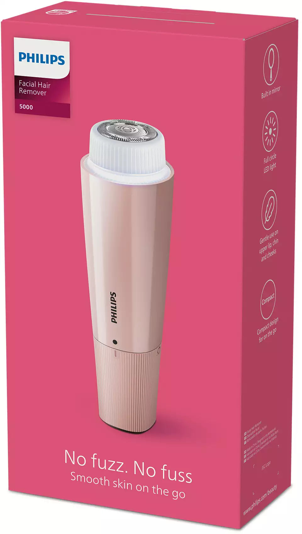 Philips - Facial Hair Remover 5000 Series BRR454/00