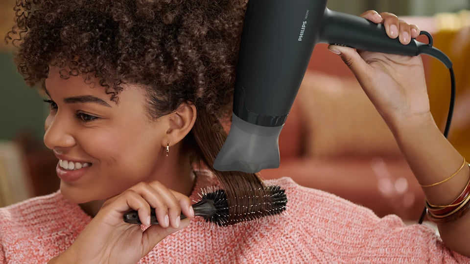 Philips - Hair Dryer 3000 Series ThermoProtect 1600W BHD302/13