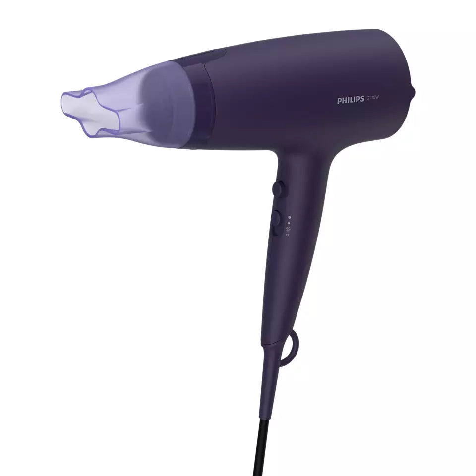 Philips - Hair Dryer 3000 Series with the ThermoProtect attachment BHD340/13