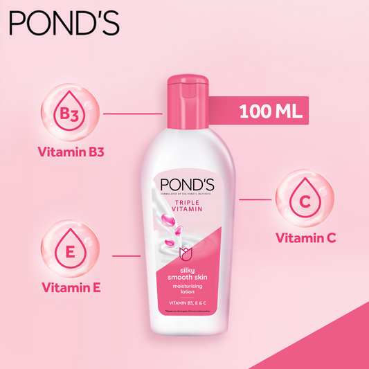 Ponds Lotion Silky Smooth Skin 100Ml