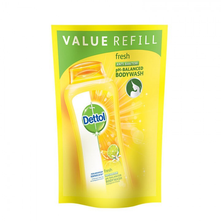 Dettol - Fresh Yuzu Citrus Antibacterial Body Wash Refill - 200g