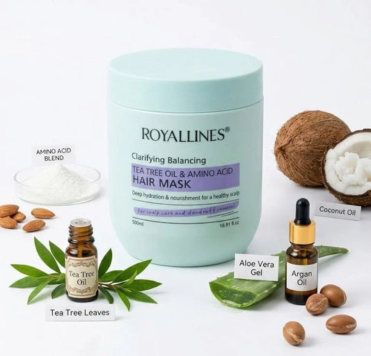 Royallines - Tea Tree Oil & Amino Acid Hair Mask 500Ml