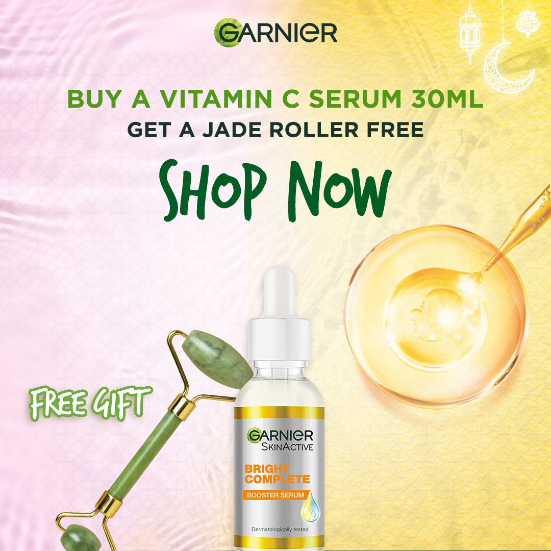 Garnier Skin Active Bright Complete Vitamin C Booster Serum 30 Ml - Contains Niacinamide