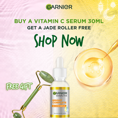 Garnier Skin Active Bright Complete Vitamin C Booster Serum 30 Ml - Contains Niacinamide