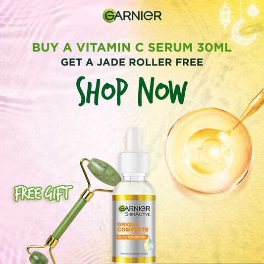 Garnier Skin Active Bright Complete Vitamin C Booster Serum 30 Ml - Contains Niacinamide