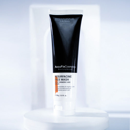 Best Resurfacing Face Wash with glycolic acid | AccuFix Cosmetics