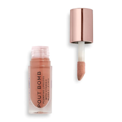 Makeup Revolution Pout Bomb Plumping Gloss Candy Pink