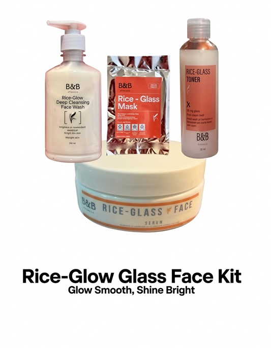 B&B Derma - Rice-Glow Glass Face Kit