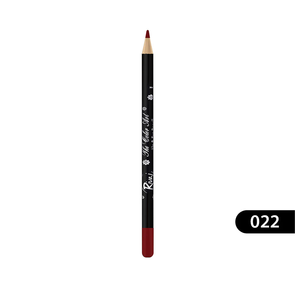 Rivaj Uk The Color Art Lip & Eye Pencil 22 Rosa