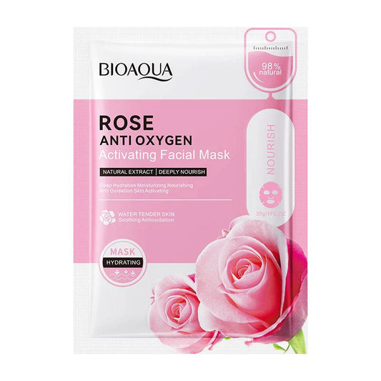 Bioaqua - Rose Anti Oxygen Activating Facial Mask 30G